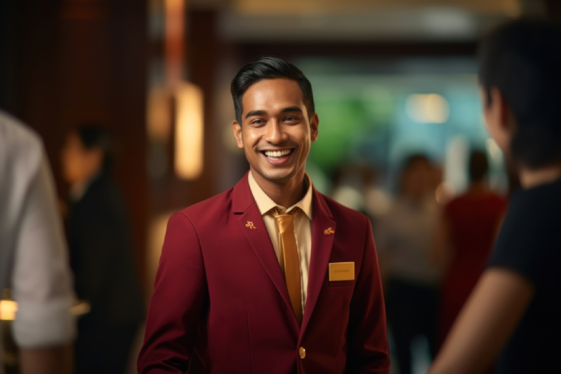 Senior hospitality executive recruiters conducting a high-level interview for a GM position.