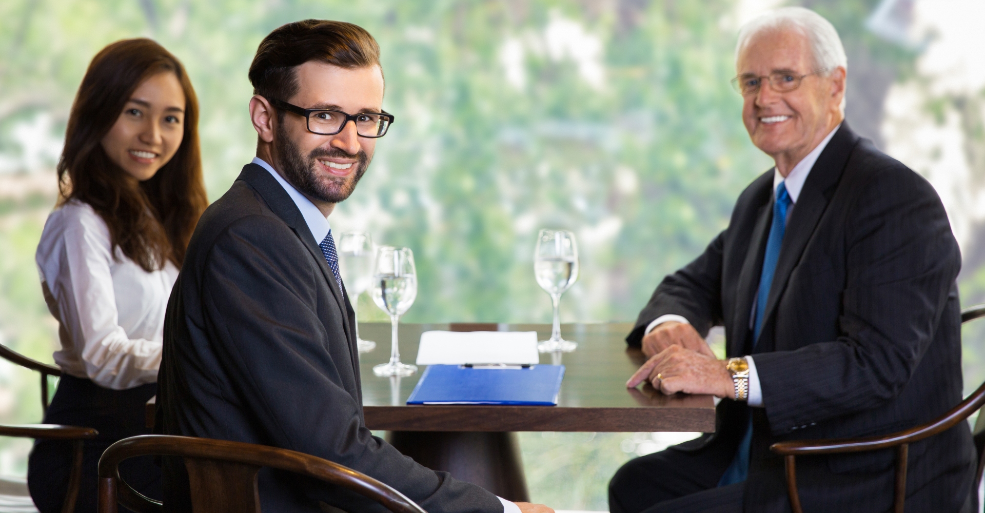 Consult Folio Senior Partner analyzing data for a feasibility study